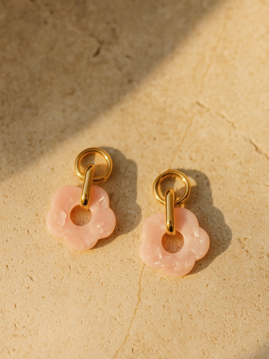 BOUCLES D’OREILLES ROSA